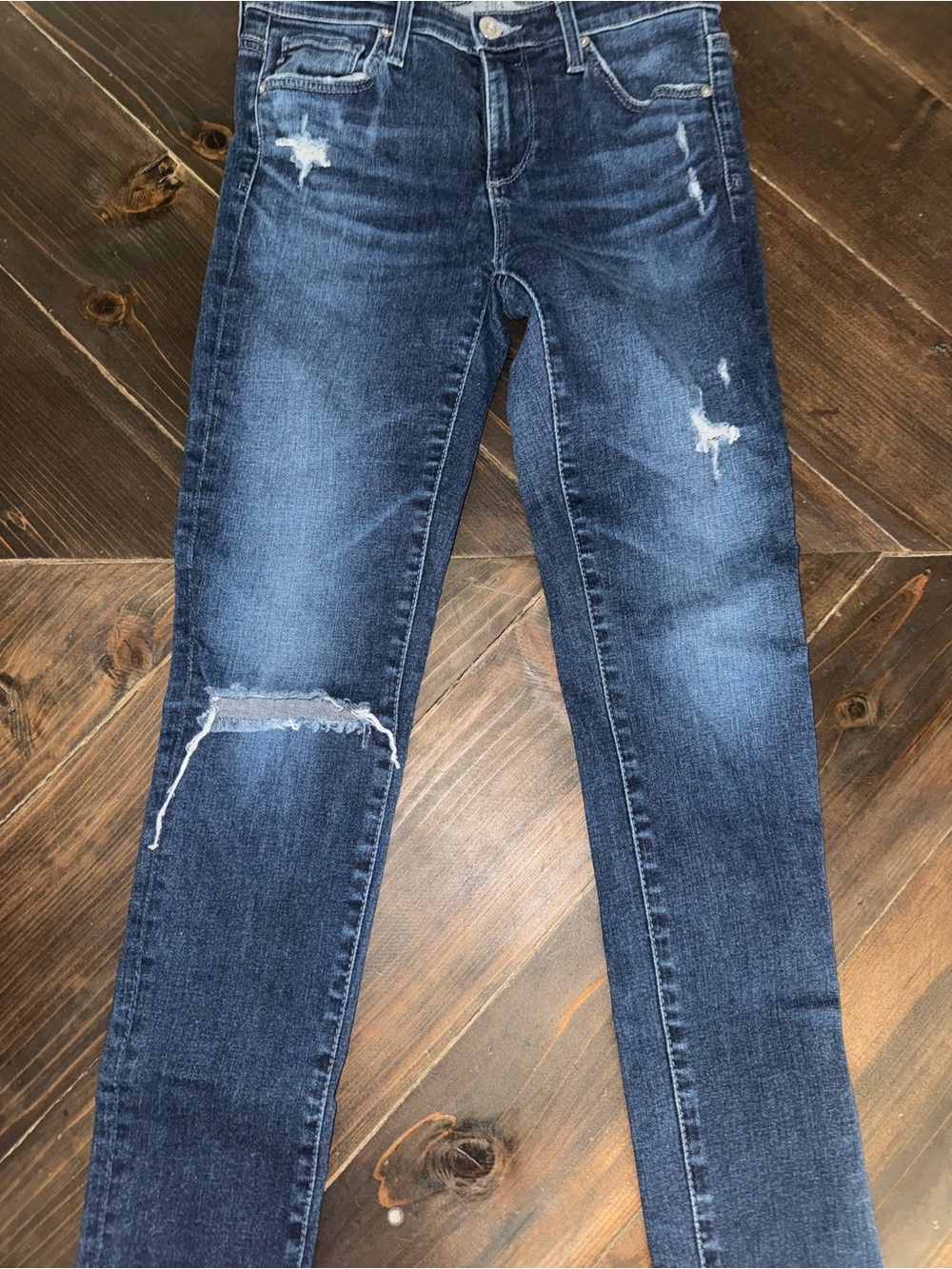 AG Adriano Goldschmied The Stevie Ankle Blue Jeans Size 25 R